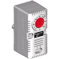 Termostatas skydui 1nc šildymui raudonas -20...60C ClimaSys - SCHNEIDER ELECTRIC