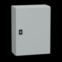 Skydas v/t 400x300x150mm IP66 metalinis su montažine plokšte CRN Spacial - SCHNEIDER ELECTRIC