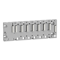 Plokštė montažinė 6 vietų X80 M340 Modicon - SCHNEIDER ELECTRIC