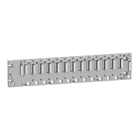 Plokštė montažinė 12 vietų X80 M340 Modicon - SCHNEIDER ELECTRIC