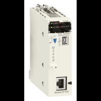Procesorius Modbus Ethernet 512DI/DO 128AI/AO sunkiom sąlygom M340 Modicon - SCHNEIDER ELECTRIC