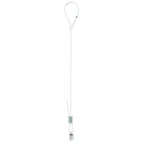Trosas su kilpa 45kg plieninis cinkuotas L-5m PSASB5X45 - PROTEC