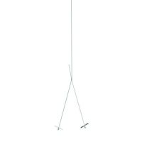 Trosas Y formos su lovelio laikikliais iki 300mm 10kg plieninis cinkuotas L-1m PSAYKB1X300X10 - PROTEC