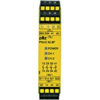 Relė saugos 3no+1nc 24V AC/DC automatinis/rankinis paleidimas užspaudžiami kontaktai PNOZ X2.8P C - PILZ