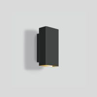 Šviestuvas v/t LED 10W IP20 3000K 249lm 100x180mm H-90mm juodos/žalvario matinės spalvos šviečia aukštyn/žemyn - BEGA