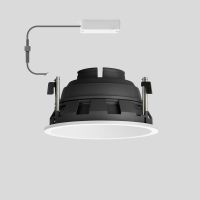 Šviestuvas į/l LED 42W IP20 3000K 3780lm D-260mm H-155mm 64 laipsnių reguliuojama optika baltos spalvos - BEGA