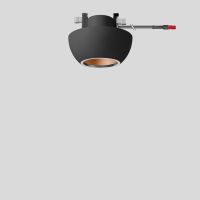 Šviestuvas į/l LED 10.2W IP20 3000K 774lm D-140mm H-110mm juodos/vario matinės spalvos STUDIO LINE - BEGA