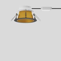 Šviestuvas į/l LED 11.8W IP20 3000K 604lm D-130mm H-80mm dimeriuojamas juodos/žalvario matinės spalvos DALI STUDIO LINE - BEGA
