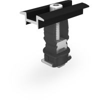 Laikiklis universalus saulės moduliui, tarpinis 25-40mm juodas K2 Clamp MC - K2 SYSTEMS