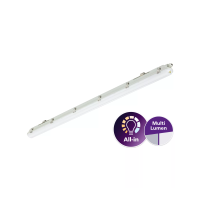 Šviestuvas v/t LED 23/42W IP65 4000K 4100/6800lm 1500x71mm H-74mm WT065C LED41_68S/840 PSU L1500 TW1 Ledinaire Waterproof - PHILIPS