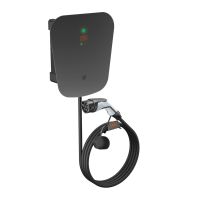 Stotelė įkrovimo montuojama 11kW 16A 400V T2 su kabeliu 5m (nustatoma iki 22kW) su raktu ir viršįt. apsauga Key Protect juoda WB AC BL KS SPD - OBO BETTERMANN