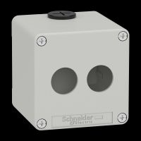 Dėžutė v/t 2 skylių 22mm IP65 pilka metalinė XAP Harmony - SCHNEIDER ELECTRIC