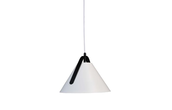 Šviestuvas pakabinamas 1x40W E27 D-280mm H-200mm baltas su 3m pakabinimo laidu DIVERSITY - DEKO LIGHT