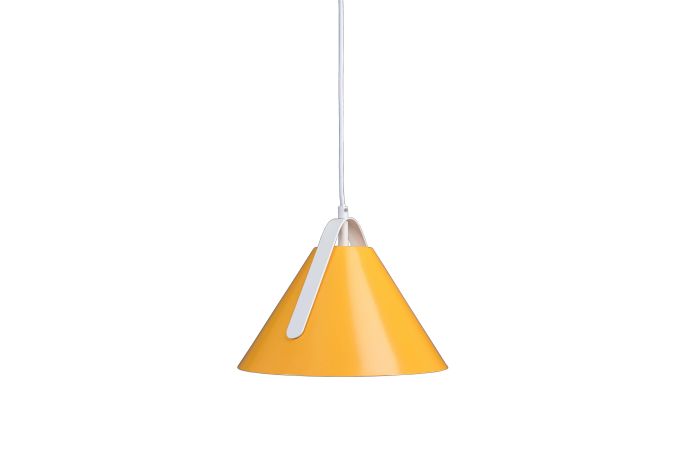 Šviestuvas pakabinamas 1x40W E27 D-280mm H-200mm geltonas su 3m pakabinimo laidu DIVERSITY - DEKO LIGHT