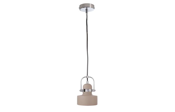 Šviestuvas pakabinamas 1x25W E27 D-140mm H-199mm betoninis pilkas su 1.5m pakabinimo laidu PAVONIS - DEKO LIGHT