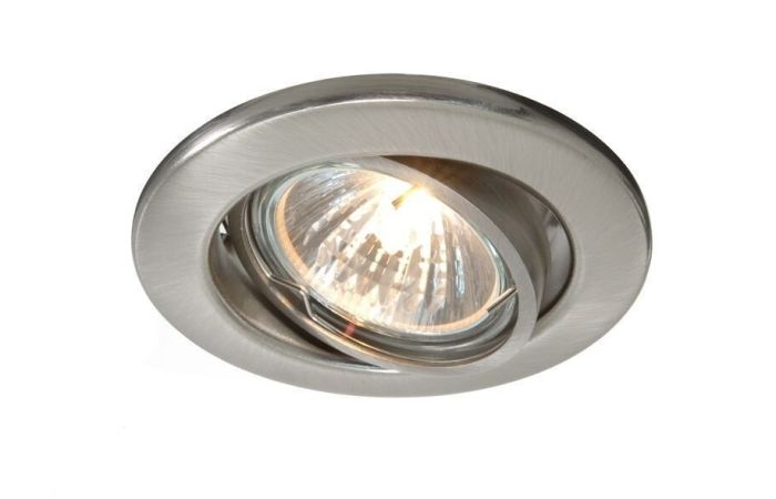 Šviestuvas į/l 1x35W GU10 D-89mm sidabrinės spalvos CEILING BUILT-IN RING GU10 - DEKO LIGHT