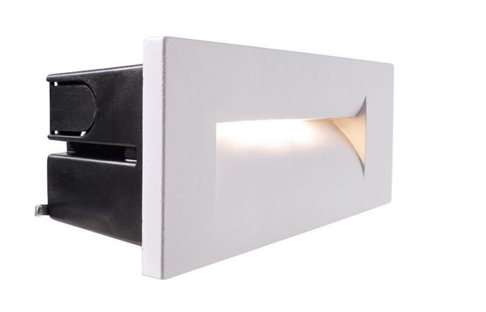 Šviestuvas į/l LED 8.6W IP65 3000K 335lm į sieną 250x87mm H-73mm baltos spalvos YVETTE III - DEKO LIGHT