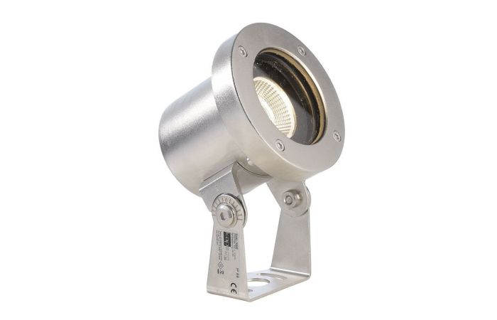 Šviestuvas į/v LED 10W 24V IP68 3000K 670lm D-95mm H-150mm nerūdijančio plieno sidabrinės spalvos su laidu 10m FIARA - DEKO LIGHT