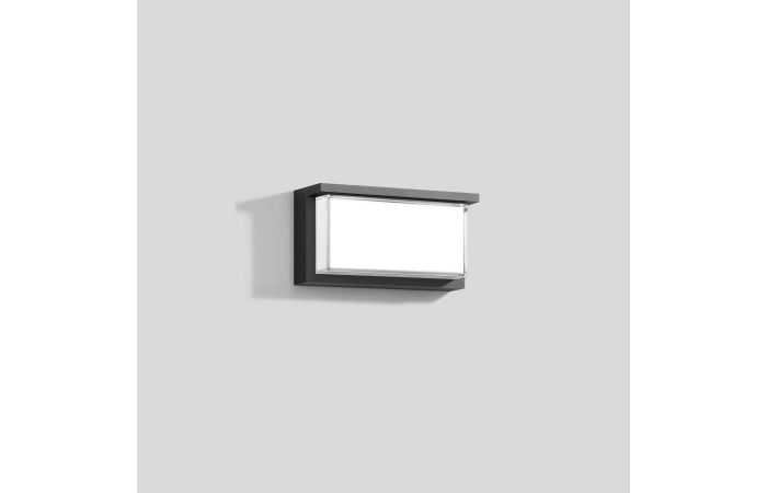 Šviestuvas v/t LED 4W IP65 3000K 303lm 180x100mm H-70mm grafito spalvos BRA - BEGA