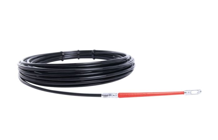 Įtraukiklis su ieškikliu 5m 4.0mm juodas (nailonas) RUNPO1 - RUNPOTEC