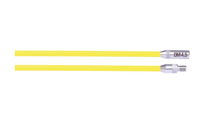 Įtraukiklis D-4.5mm 2vnt. L-1m geltonas stiklo pluoštas RUNPOSTICK - RUNPOTEC
