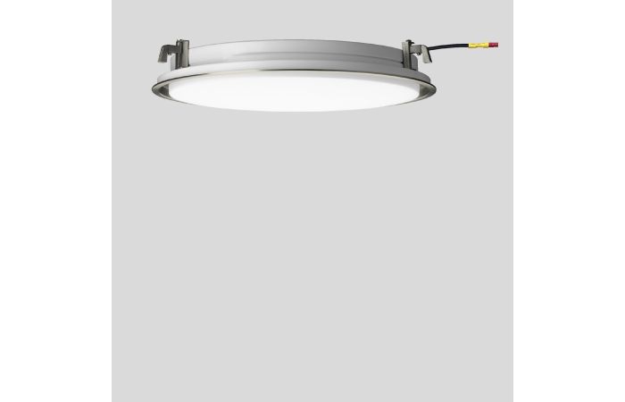 Šviestuvas į/l LED 47.6W 3000K 3499lm D-430mm H-60mm nerūdijančio plieno spalvos - BEGA