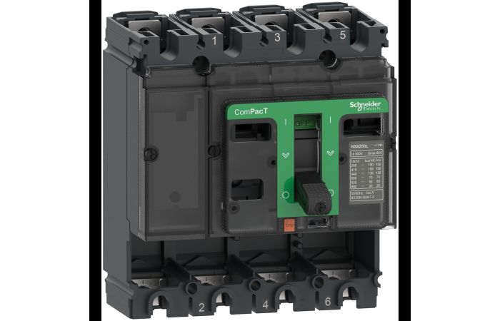 aut. jungikl. korpusas NS X100F 36kA AC 4P 100A, C10F4, LV POWER CIRCUIT BREAKERS AND SWITCHES, MCCB OPTIMUM OFFER, COMPACT NSX - SCHNEIDER ELECTRIC (pavadinimas tikslinamas)