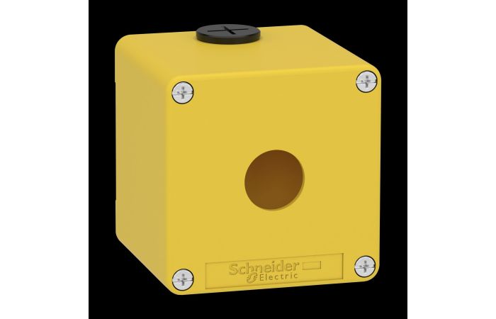 EMPTY YELLOW 1 HOLE CO OL BOX, XAPK1501, CONTROL & SIGNALLING, PUSH BUTTONS, PILOT LIGHTS & CONTROLS, CONTROL STATIONS METAL - SCHNEIDER ELECTRIC (pavadinimas tikslinamas)