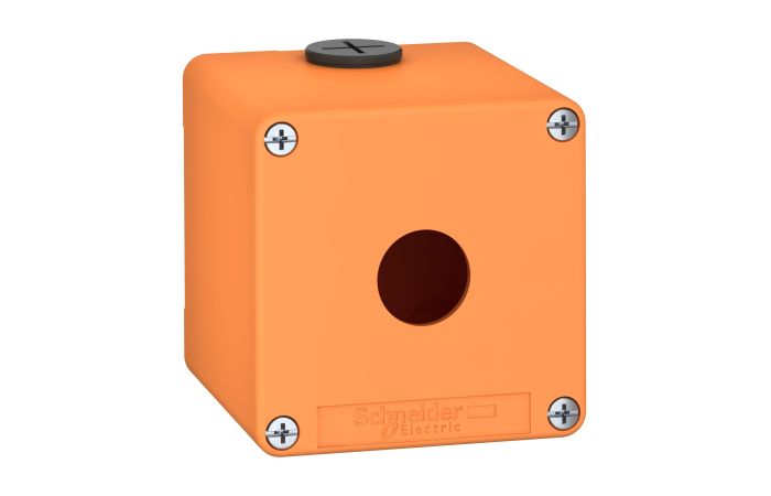 EMPTY ORANGE 1 HOLE CO OL BOX, XAPO1501, CONTROL & SIGNALLING, PUSH BUTTONS, PILOT LIGHTS & CONTROLS, CONTROL STATIONS METAL - SCHNEIDER ELECTRIC (pavadinimas tikslinamas)