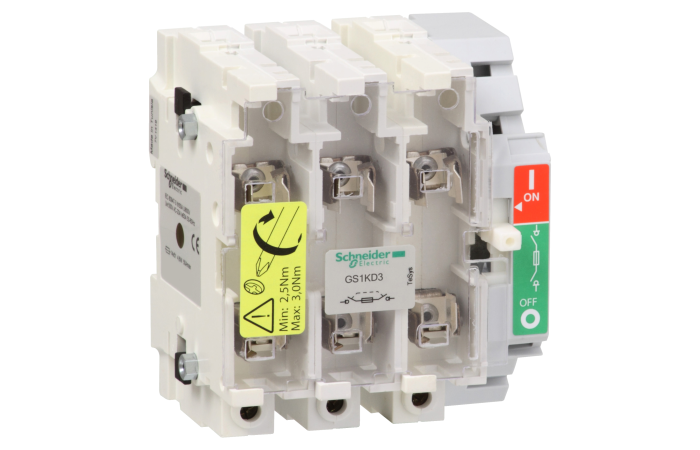 FUSE-SWITCH 3X125A 22X, GS1KD3, CONTACTORS & MOTOR PROTECTION, SWITCHES AND FUSES, FUSE SWITCHES AND DISCONNECTORS - SCHNEIDER ELECTRIC (pavadinimas tikslinamas)