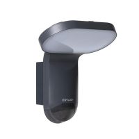 Prožektorius LED 15W IP65 2700/4000K 1600lm su judesio jutikliu antracito spalvos WILMA WL 200 OP 1600 827/840 MD IP65 AN - ESYLUX