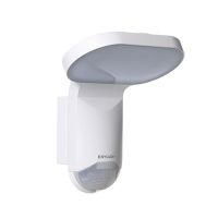 Prožektorius LED 15W IP65 2700/4000K 1600lm su judesio jutikliu baltos spalvos WILMA WL 200 OP 1600 827/840 MD IP65 WH - ESYLUX