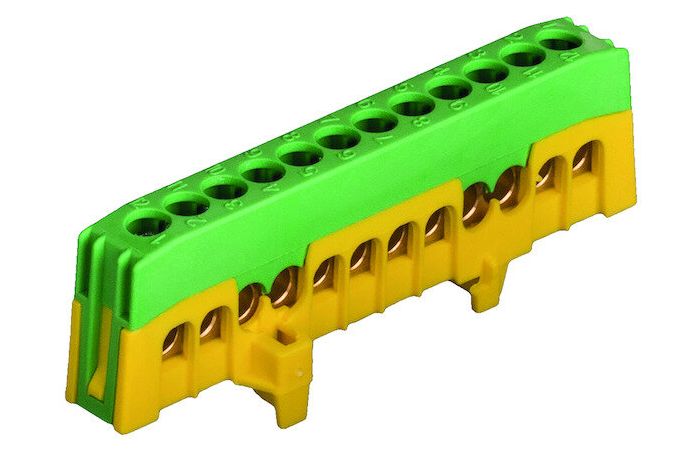 Gnybtas 12x16mm2 geltonai žalias izoliuotas PSLK 1216 - PROTEC