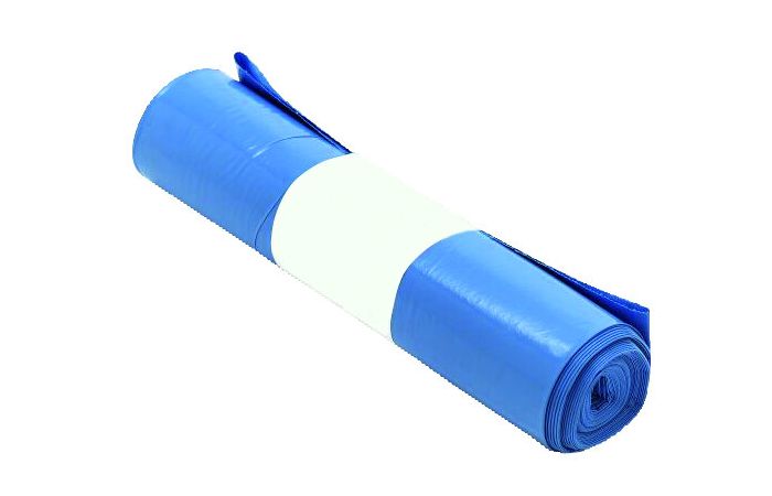 Maišai atliekoms 120L mėlyni 1 rulonas 10vnt. - PROTEC