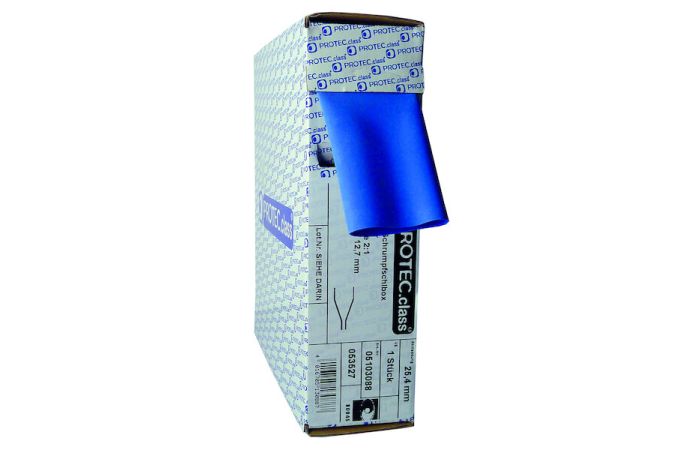 Vamzdelis termosusitraukiantis be klijų 12.7-6.4mm mėlynas L-8m PSB-BL127 - PROTEC