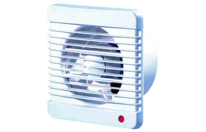 Ventiliatorius 100mm 101m3/val. 34dB(A) 14W 230V IP34 Basic PBLK100 - PROTEC