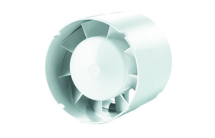 Ventiliatorius kanalinis 100mm 107m3/val. 36dB(A) 14W 230V IPX4 PRLK100 - PROTEC