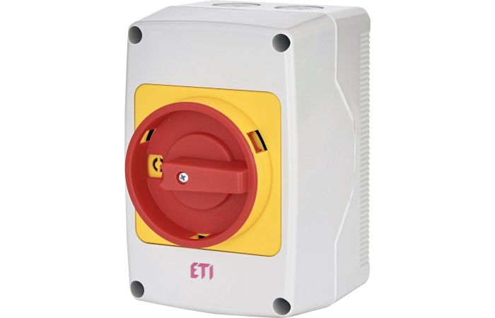 Jungiklis saugumo 3P 25A 11kW IP65 0-1 CS 25 10 PNGLK - ETI