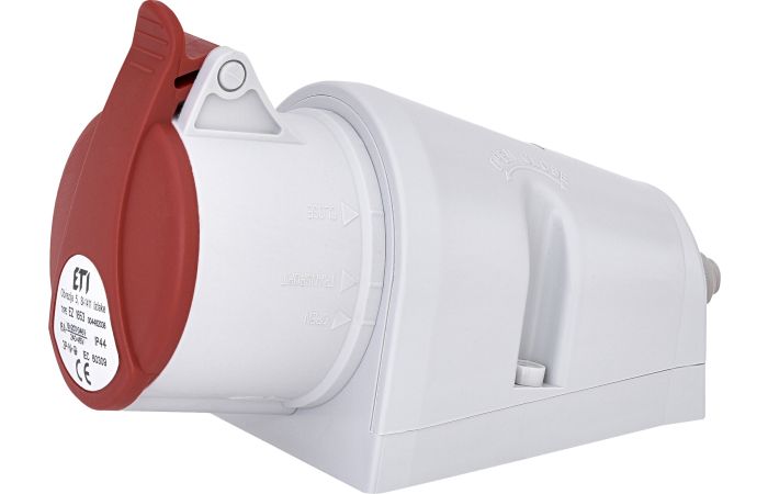 Lizdas CEE v/t 5P 16A 400V IP44 EZ 1653 - ETI
