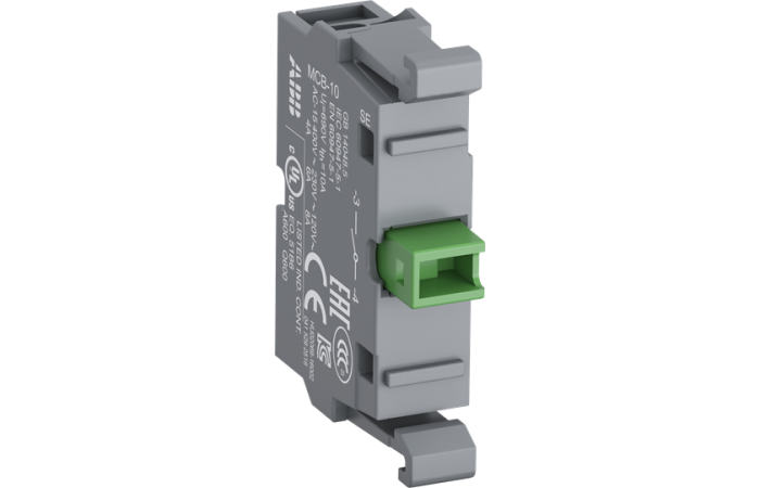 Kontaktas mygtukui 1no MCB-10 - ABB