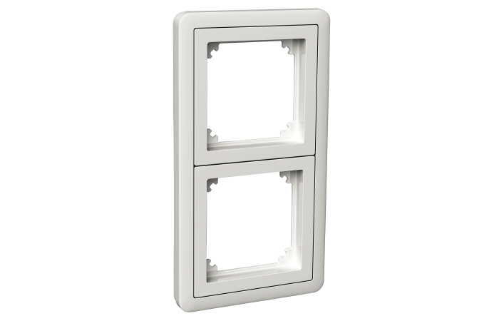 Rėmelis dvigubas baltas Exxact Combi - SCHNEIDER ELECTRIC