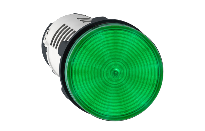Lemputė žalia LED 24V AC/DC 22mm XB7 Harmony - SCHNEIDER ELECTRIC