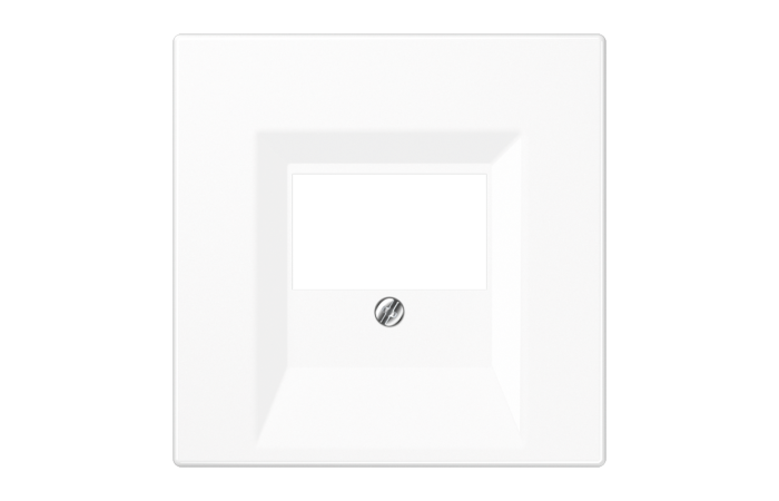 Dangtelis TAE/USB lizdui baltos spalvos LS - JUNG