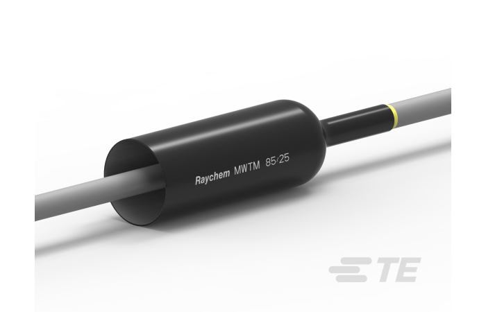 Vamzdelis termosusitraukiantis su klijais 85.0-25.0mm juodas L-1m MWTM-85/25-1000/S(S5) - RAYCHEM