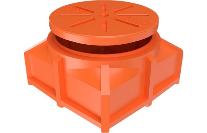 Šulinys TC900/700/450 optinių kabelių sujungimui, movoms su PE dangčiu EVO - EVOPIPES