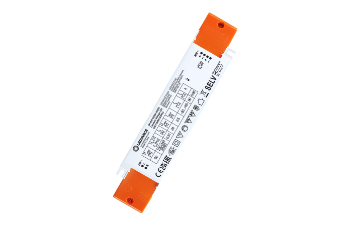 Transformatorius LED 60W 24V IP20 198x43x30 DR-SUP -60/220-240/24 - LEDVANCE