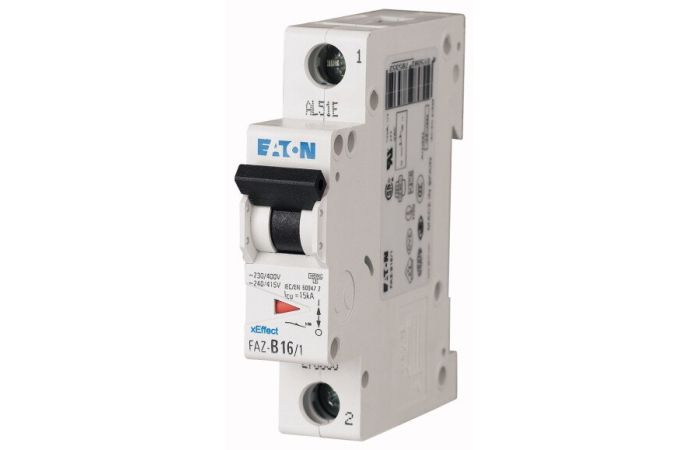 Automatas 1P 2A C 15kA FAZ-C2/1 - EATON