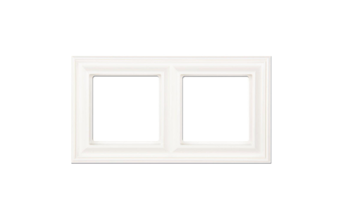 Rėmelis dvigubas baltas DECO retro style - JUNG