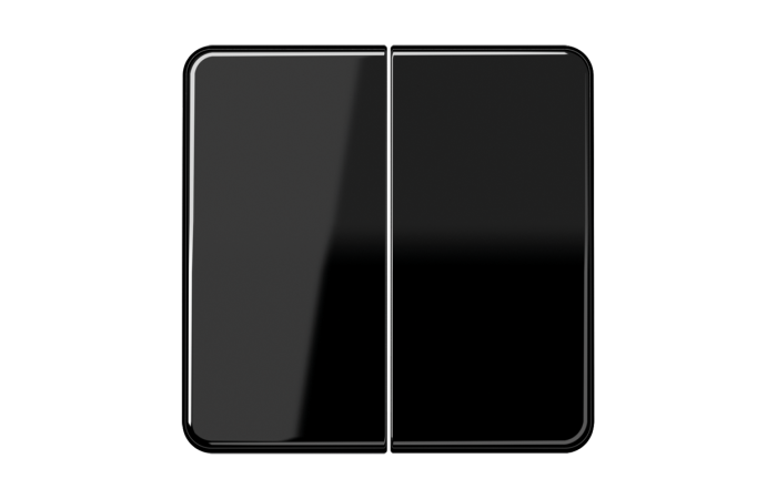 Klavišas dvigubam jungikliui juodas CD - JUNG