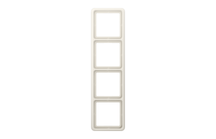 Rėmelis keturgubas dramblio kaulo spalvos CD - JUNG